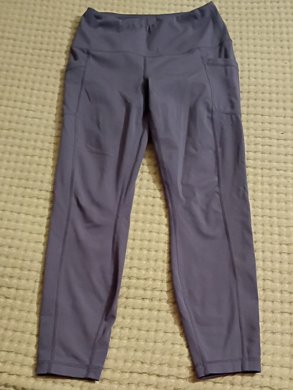 Yogalicious High-Waist Pocket Leggings in Slate Gray